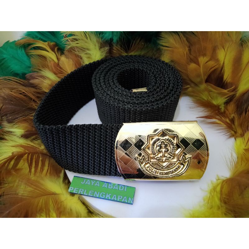 Sabuk Gesper Polhut Logo Timbul