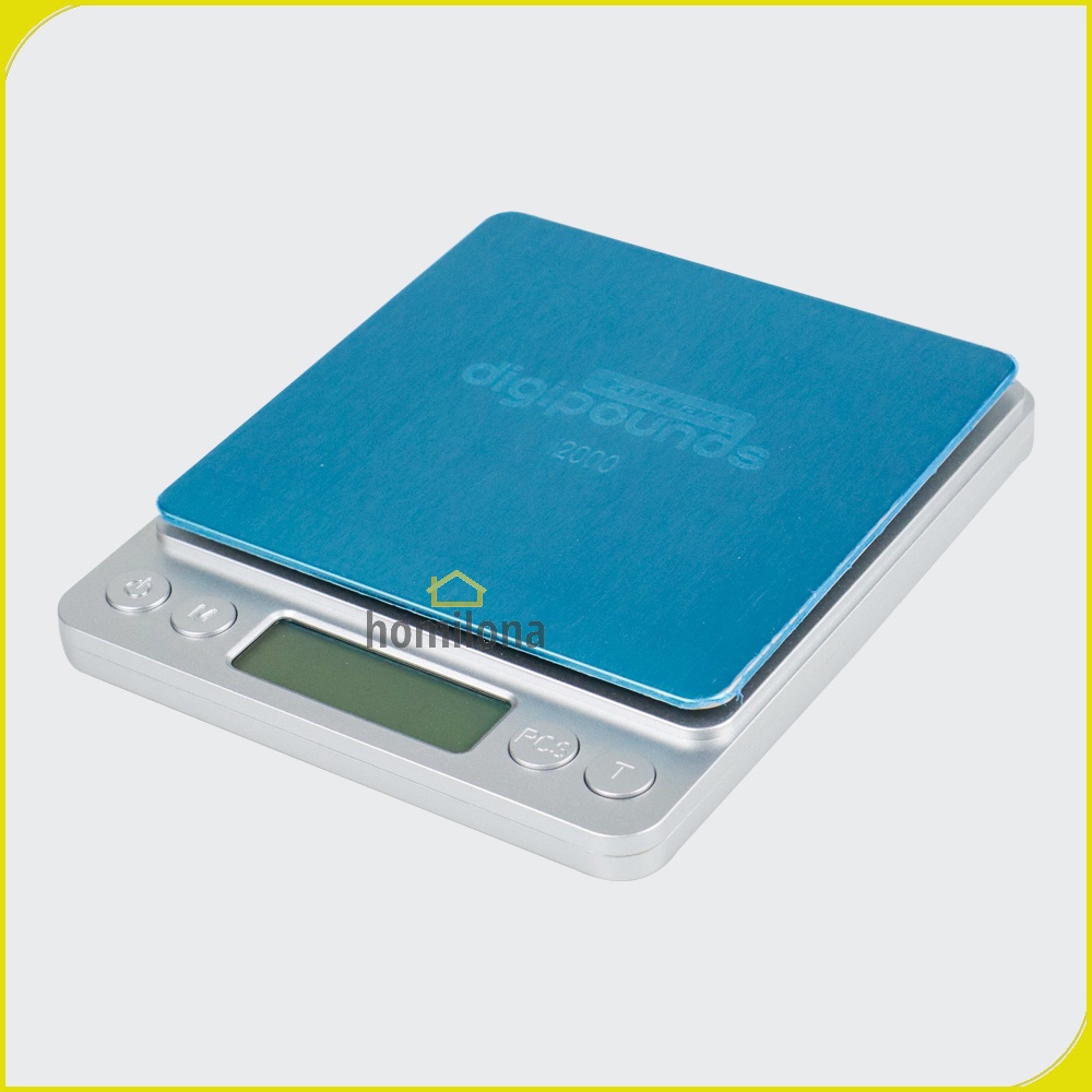 Timbangan Dapur Mini Digital Scale 500g 0.01g - Taffware Digipounds i2000 - Silver