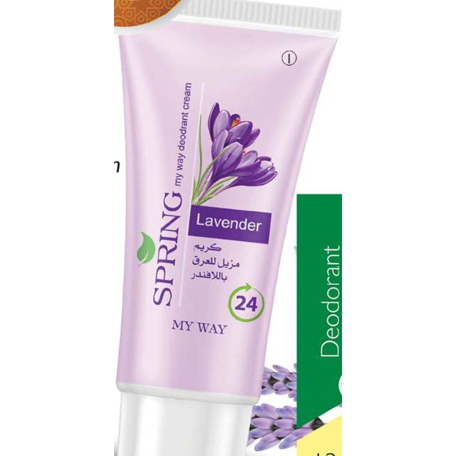 My Way Spring Deodorant Cream, Lavender Frag