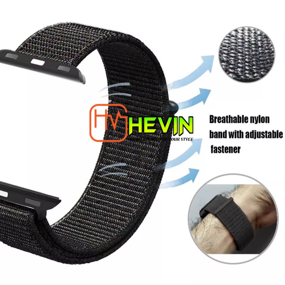 STRAP iWATCH NYLON WOVEN STRAP BAND SPORT LOOP 44MM VARIANT-1