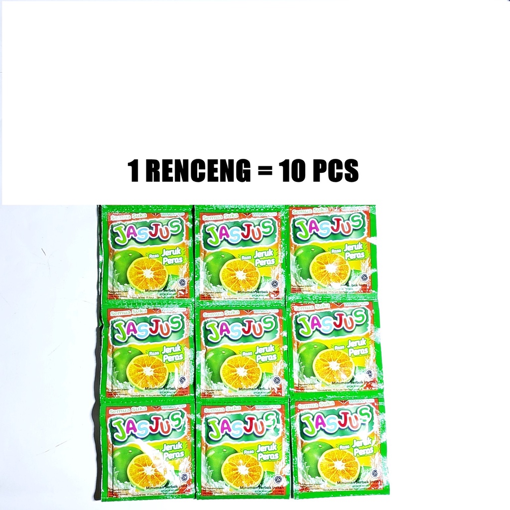 

JASJUS Rasa JERUK PERAS isi 10 Sachet Minuman RASA BUAH Bubuk Instant MENYEGARKAN