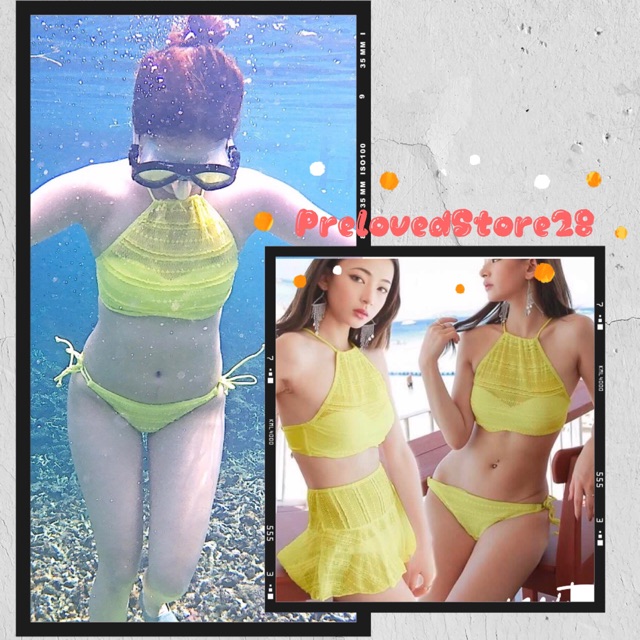 PRELOVED Bikini 3in1 set / Bikini set / Sexy Bikini / Bikini Murah