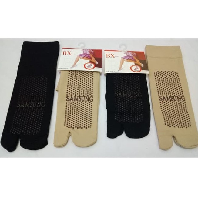 (12 Pasang) Kaos Kaki Jempol Samsung Anti Slip Original BX Angel