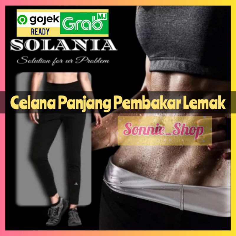 Solania Silver Long Pants Celana Diet Pembakar Lemak Celana Panjang