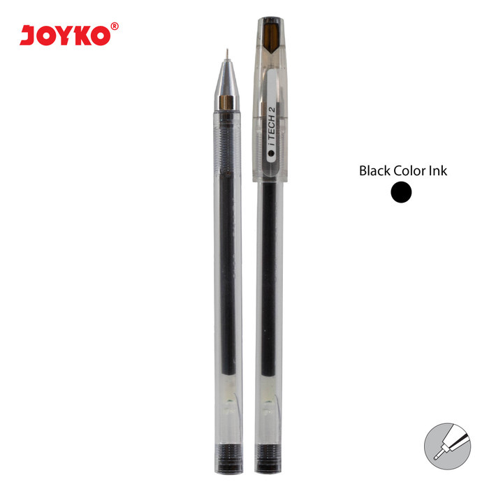 

MURAH Gel Pen Pulpen Pena Joyko GP-266 iTech 2 0.28 mm - Hitam
