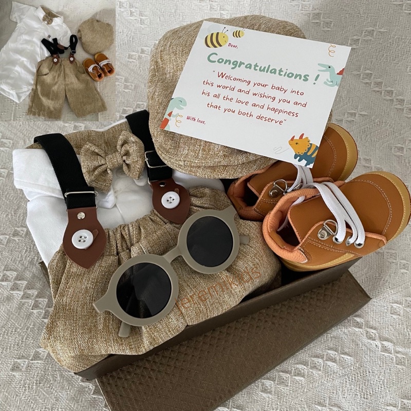 Hampers Bayi Laki-Laki | Newborn Baby Gift Hampers Bayi Baru Lahir | Parcel Bingkisan Lahiran