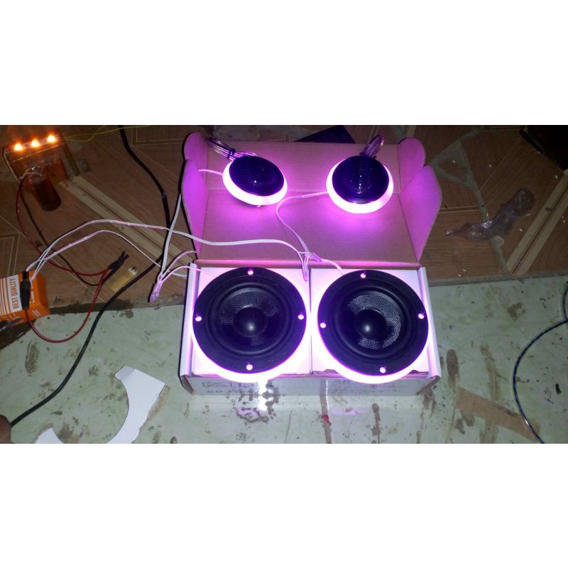 Ring Speaker Midrange dan tweeter