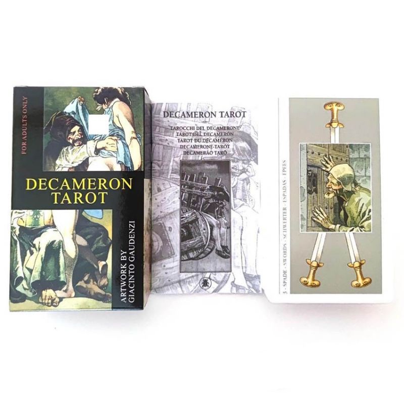 Decameron Tarot 12x7cm include guide paper