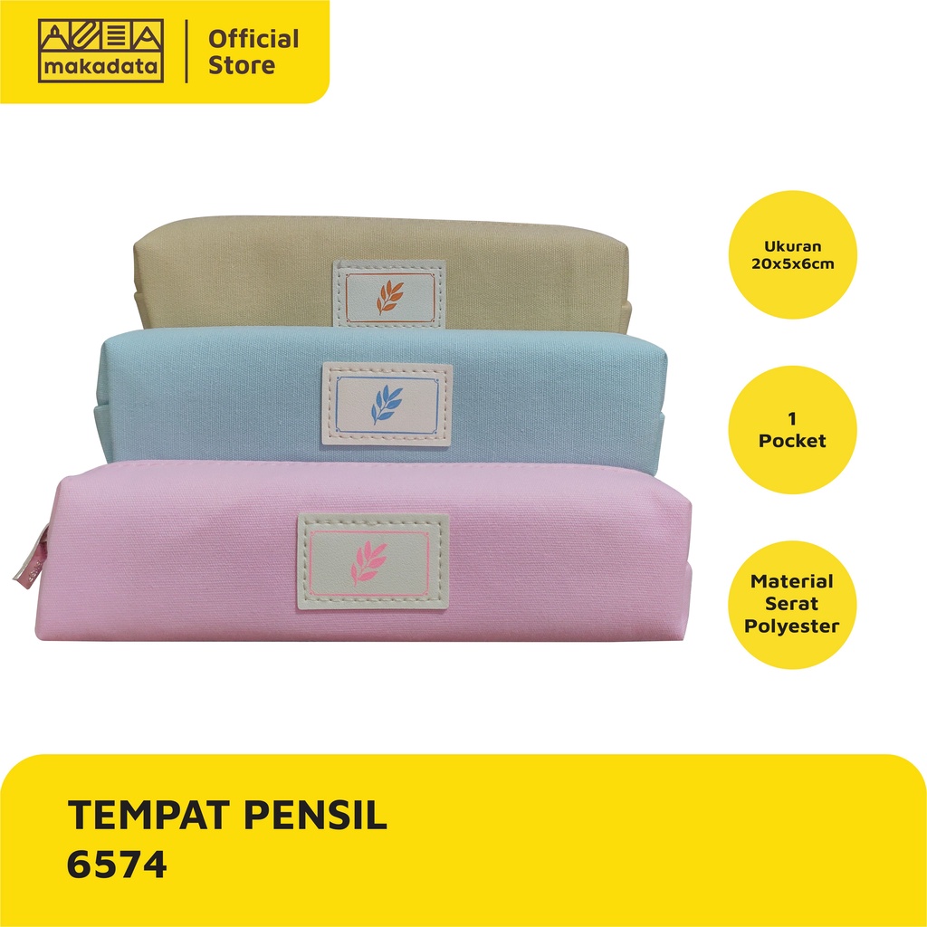 

PENCIL CASE / TEMPAT PENSIL KAIN 6574 (1 PCS) MURAH