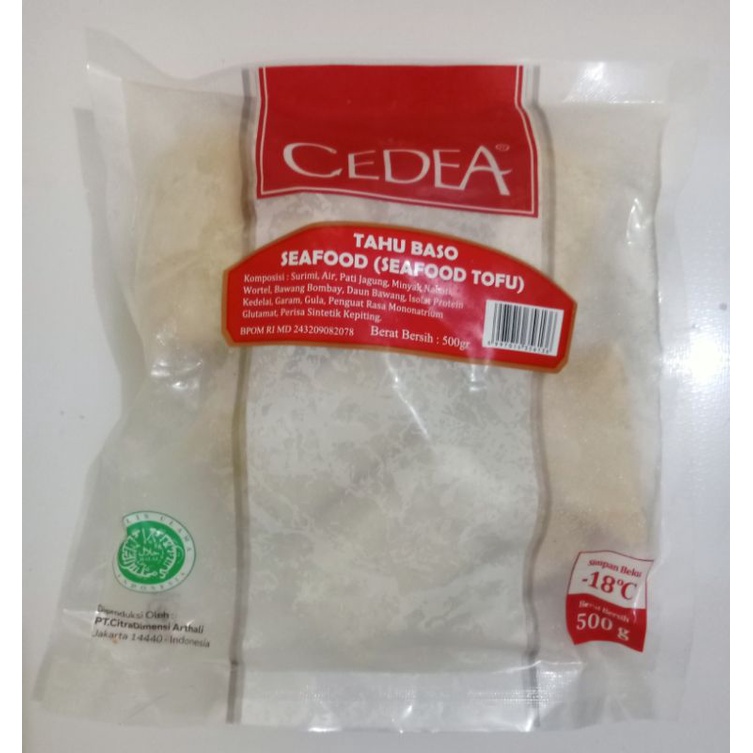 

Cedea tahu baso seafood 500 gr.