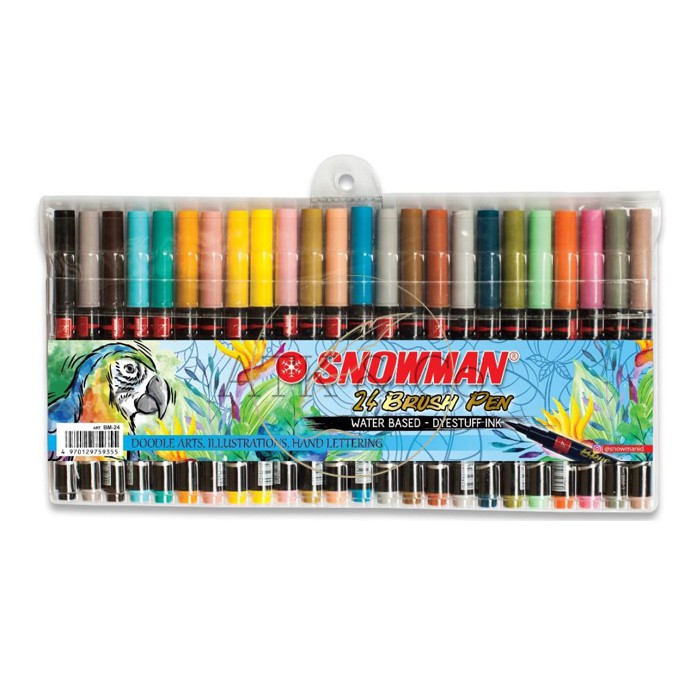 

Snowman Brush Pen Set 24 Warna BM-24