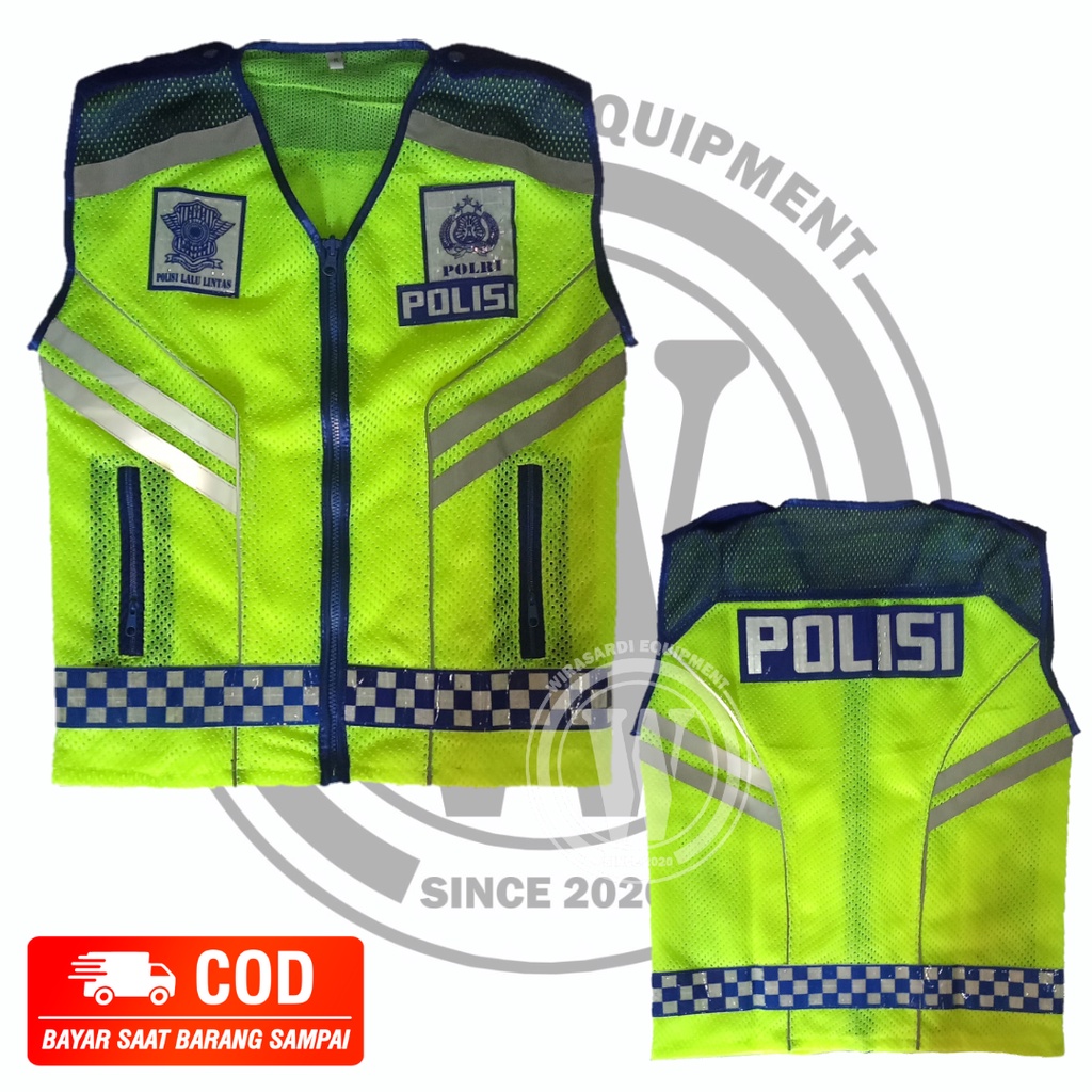 Rompi POLISI vest POLISI rompi Pria SECURITY/DISHUB/POLISI/Terbaru