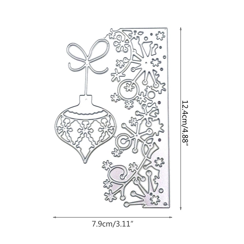 Cetakan Stensil Cutting Dies Motif Lentera Renda Untuk Scrapbook / Craft Diy