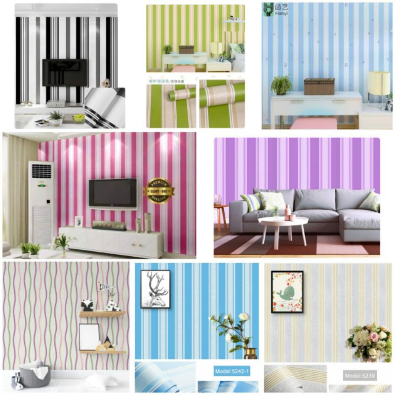 Wallpaper pekanbaru corak garis | salur