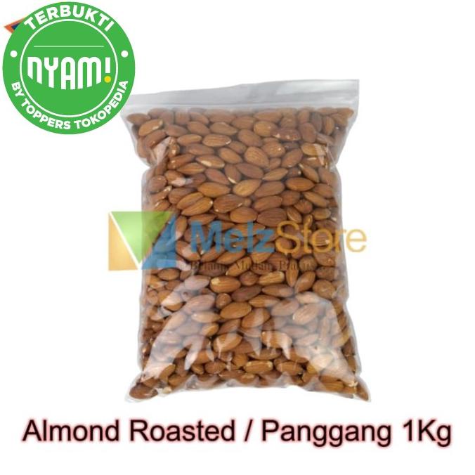 

Diskon Kacang Almond Panggang Kupas Blue Diamond Roasted 1kg Promo Awal tahun