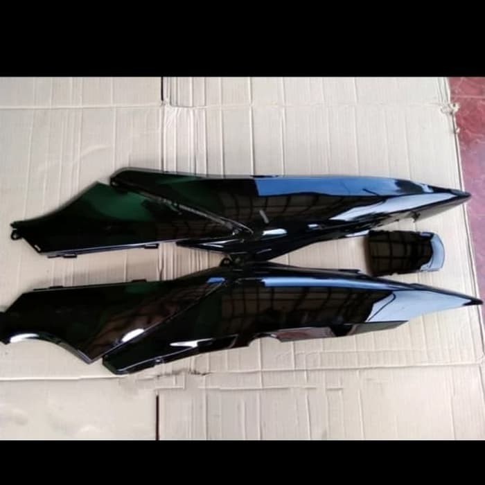 Cover body supra x 125 hitam polos