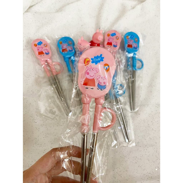 s77Tbd Sumpit Training Anak - Sumpit Anak - Sumpit Karakter -Sumpit Stainless - Hello Kitty Dbygs4