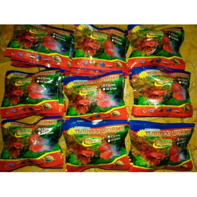  Makanan  ikan cacing  kering KYOTO 5gr Shopee Indonesia