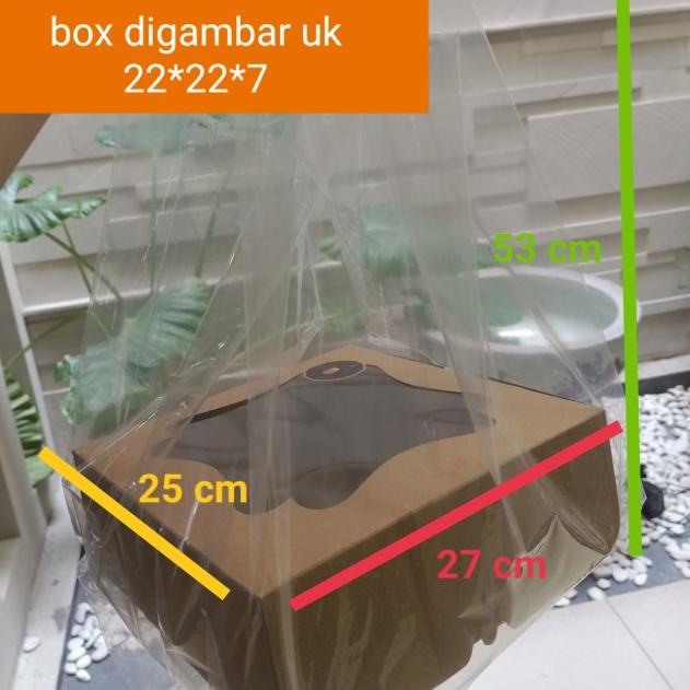 

kantong kresek pe bening untuk box