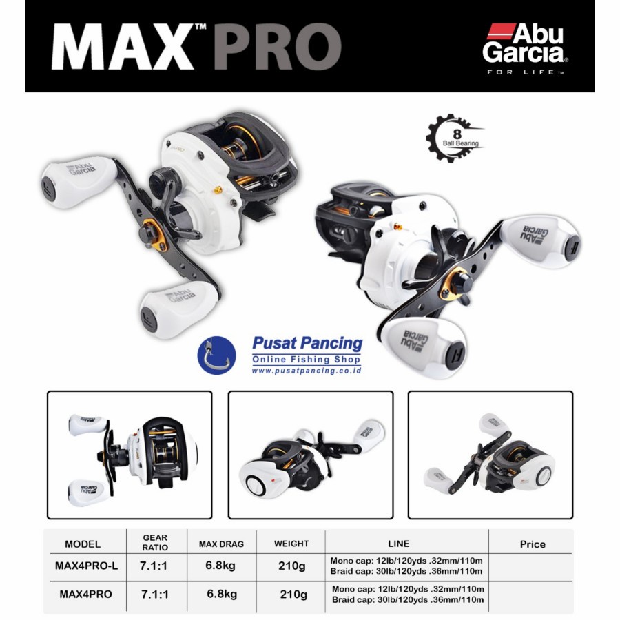 REEL BC ABU GARCIA MAX PRO - L