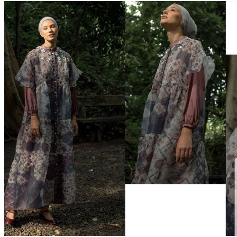 kala dres organza aleza label