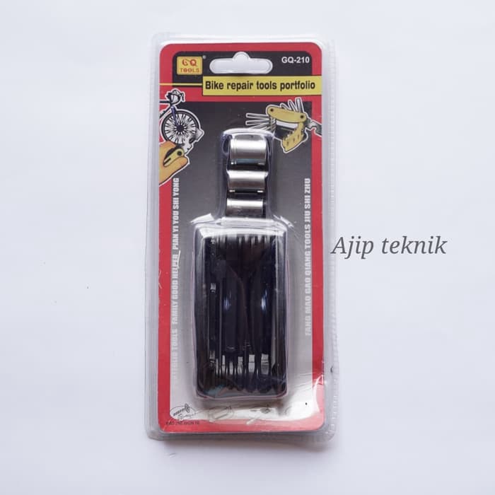 Kunci Reparasi Sepeda Lipat Kuning Multifungsi - Bike Repair Tools