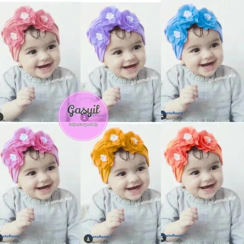 [rumahbayipdg] Turban bayi turban bunga turban bayi flower