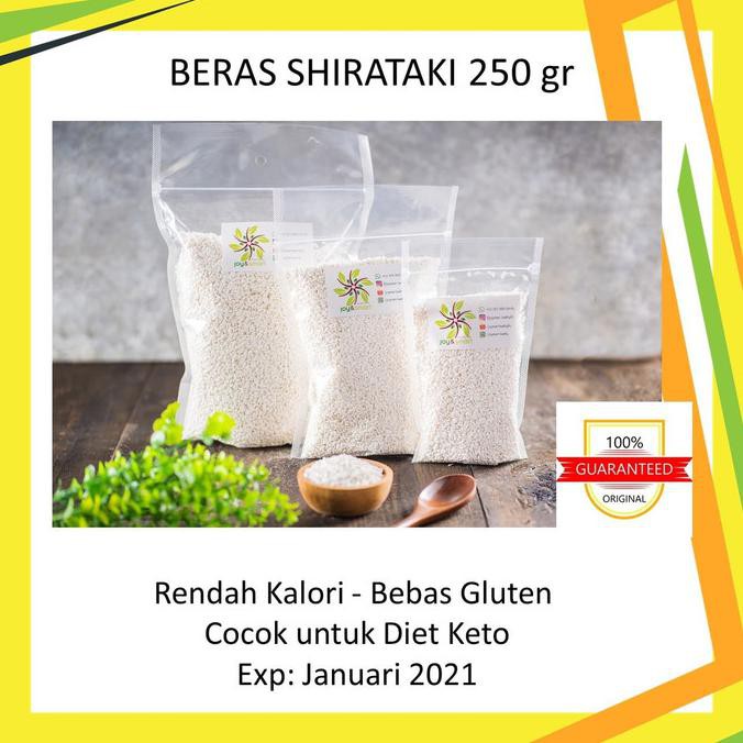 

BERAS- SHIRATAKI KONNYAKU DRY RICE | BERAS KONYAKU SHIRATAKI | REPACK 250GR -UNGGULAN.