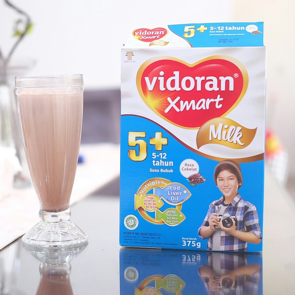 

Susu bubuk rasa Coklat Madu Vidoran Xmart Anak 5 Tahun 350gr