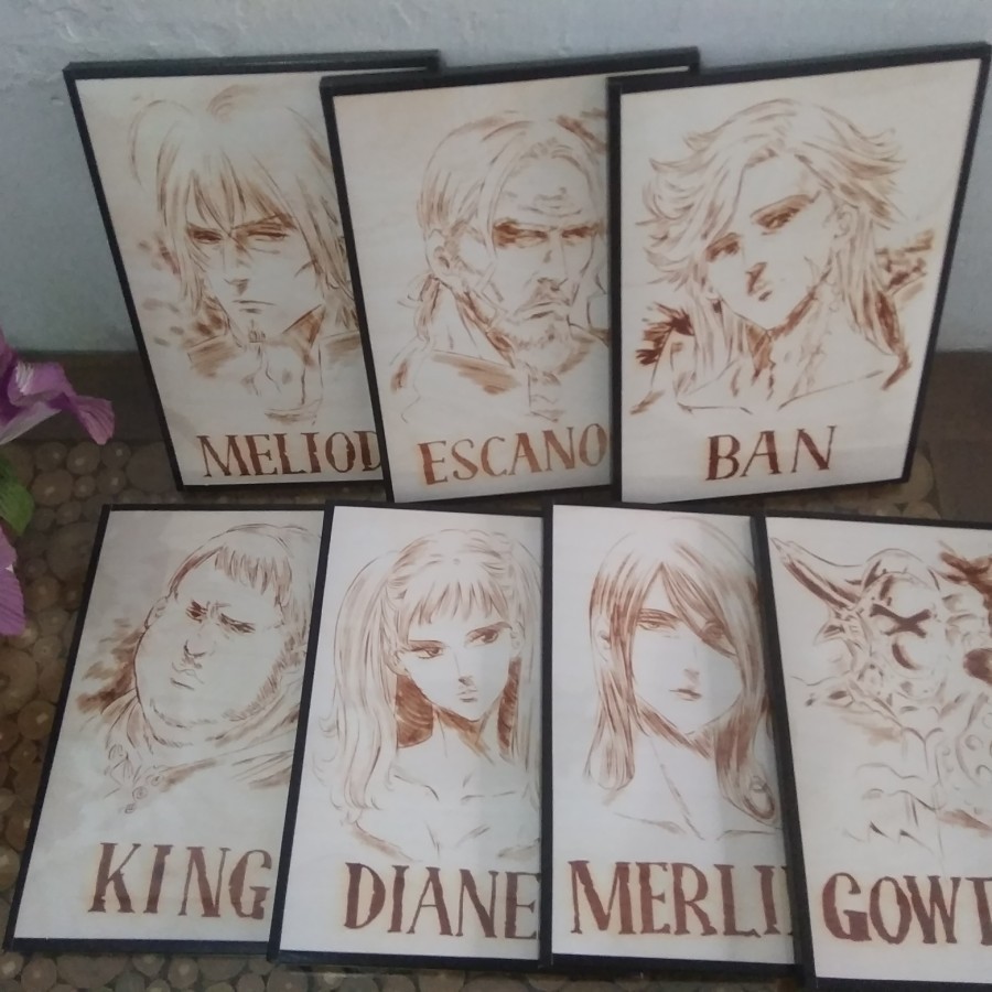 Poster Seven Deadly Sins , walldecor Nanatsu no Taizai