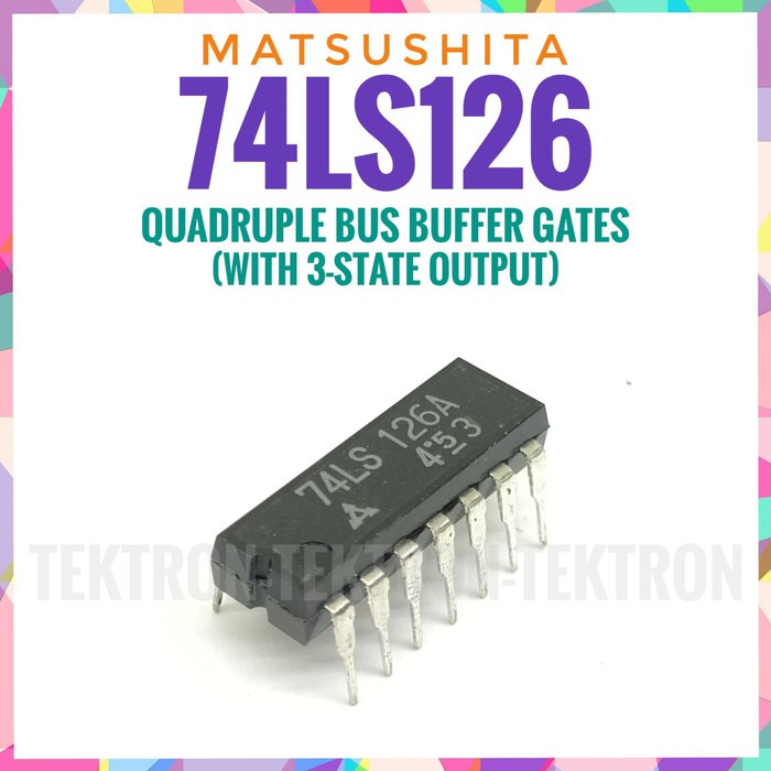 Matsushita 74LS126 74126 SN74LS126 SN74LS126N DM74LS126AN
