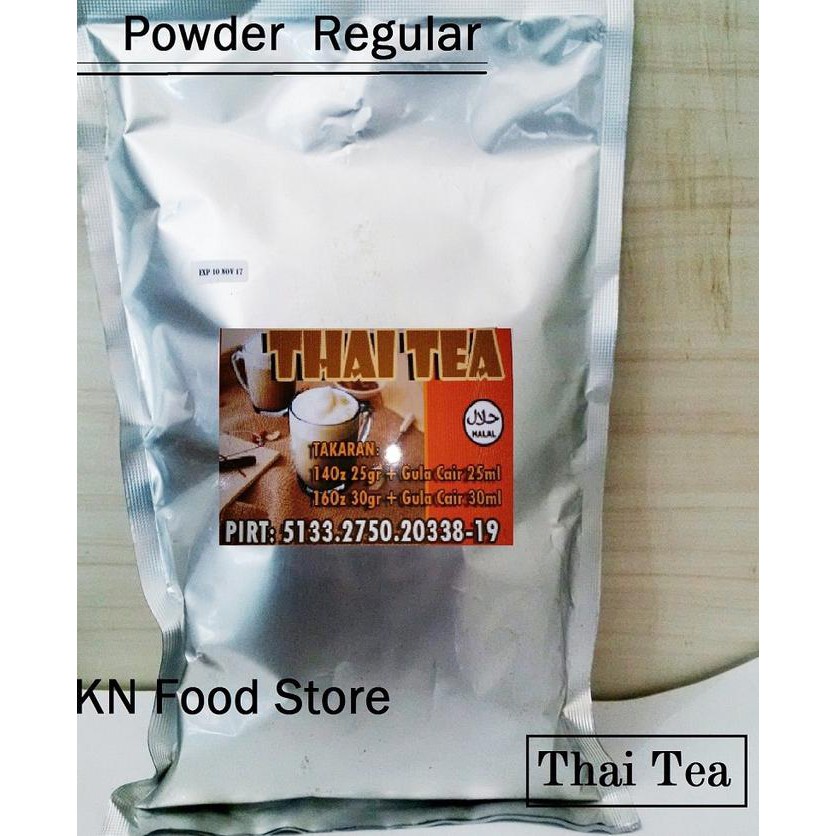 

PROMO ENAK Bubuk Powder Bubble Drink Thai Tea - Bubuk Minuman Thai Tea Berat 1Kg Terlaris