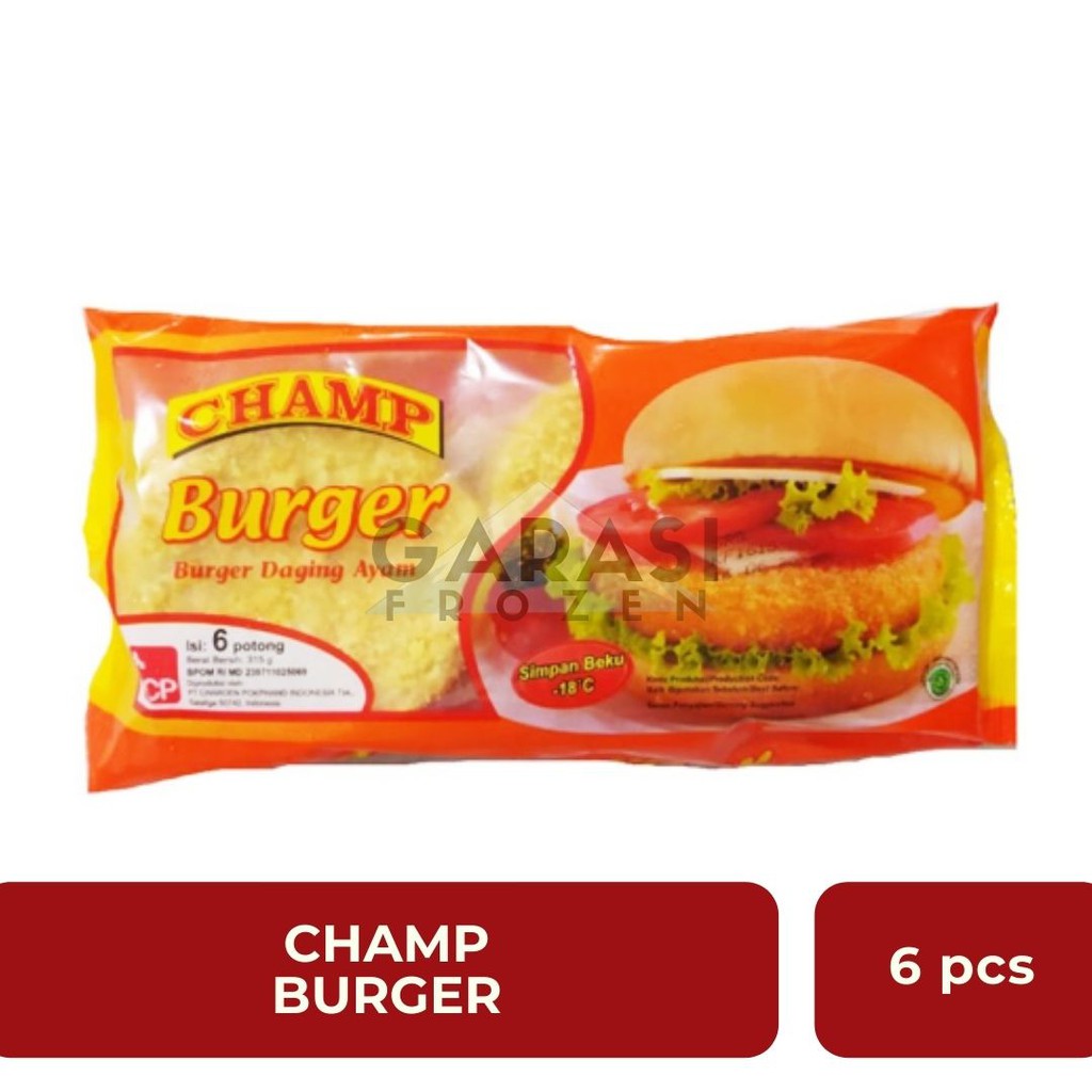 

Champ Burger isi 6 - frozen food