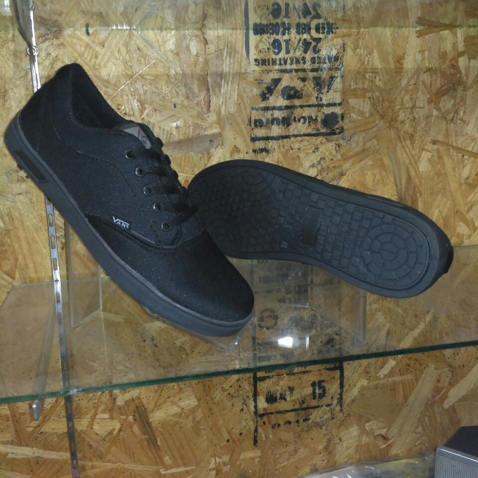 Sepatu Vans Era Authentic Hitam Polos | Sepatu Sekolah | Sepatu Kerja