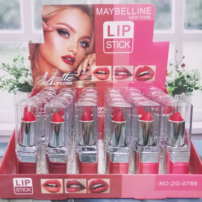 PERBOX 24PC!! LIPSTIK MATTE BATANGAN/LIPSTICK 12WARNA WARNA BEST SELLER HRG PER24PC