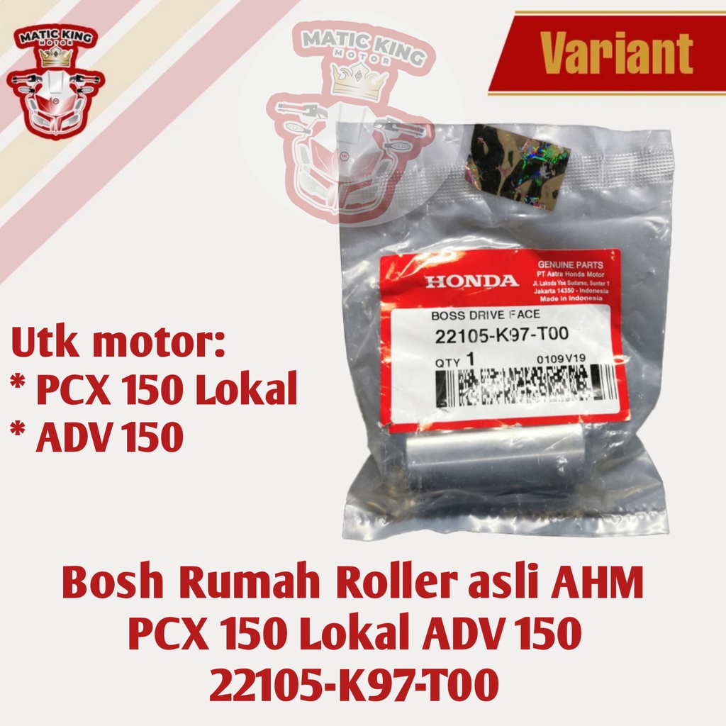 Boss Bosh  rumah roller Honda Genio Beat New 2020 Scoopy 2021 asli AHM 22105-K0J-N00