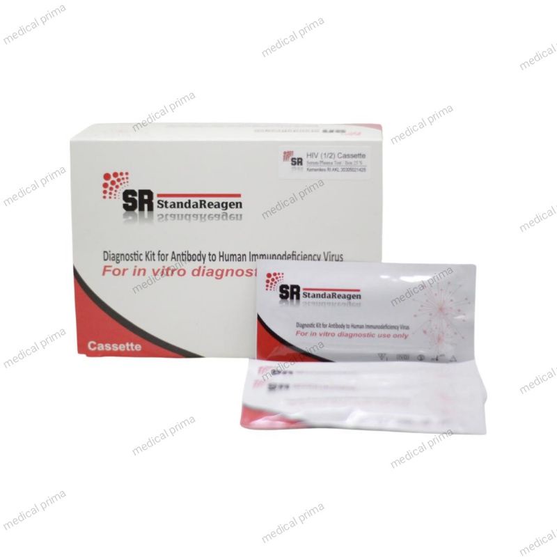 Alat tes HIV 1+2 cassette (WB) Merek SR Murah isi 25