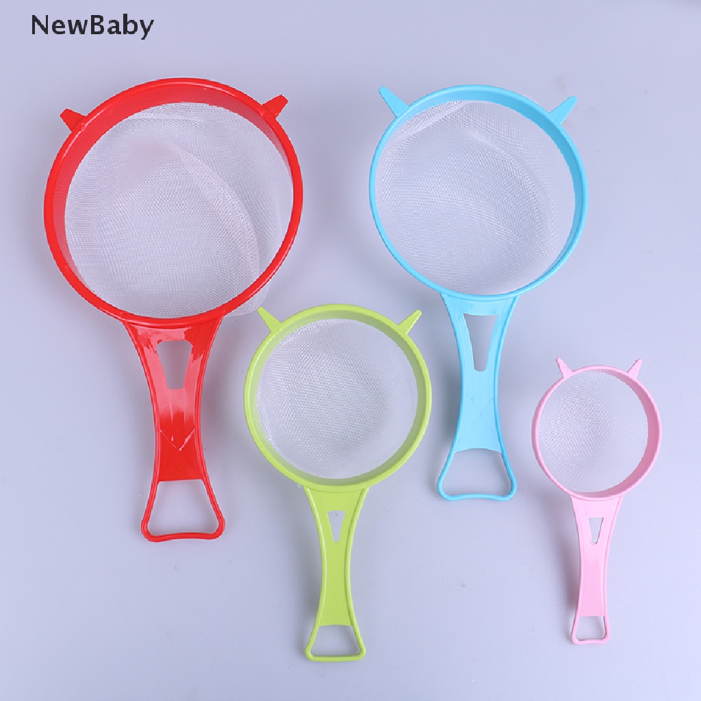 4pcs / set Saringan Empat Ukuran Bahan Plastik Untuk Dapur