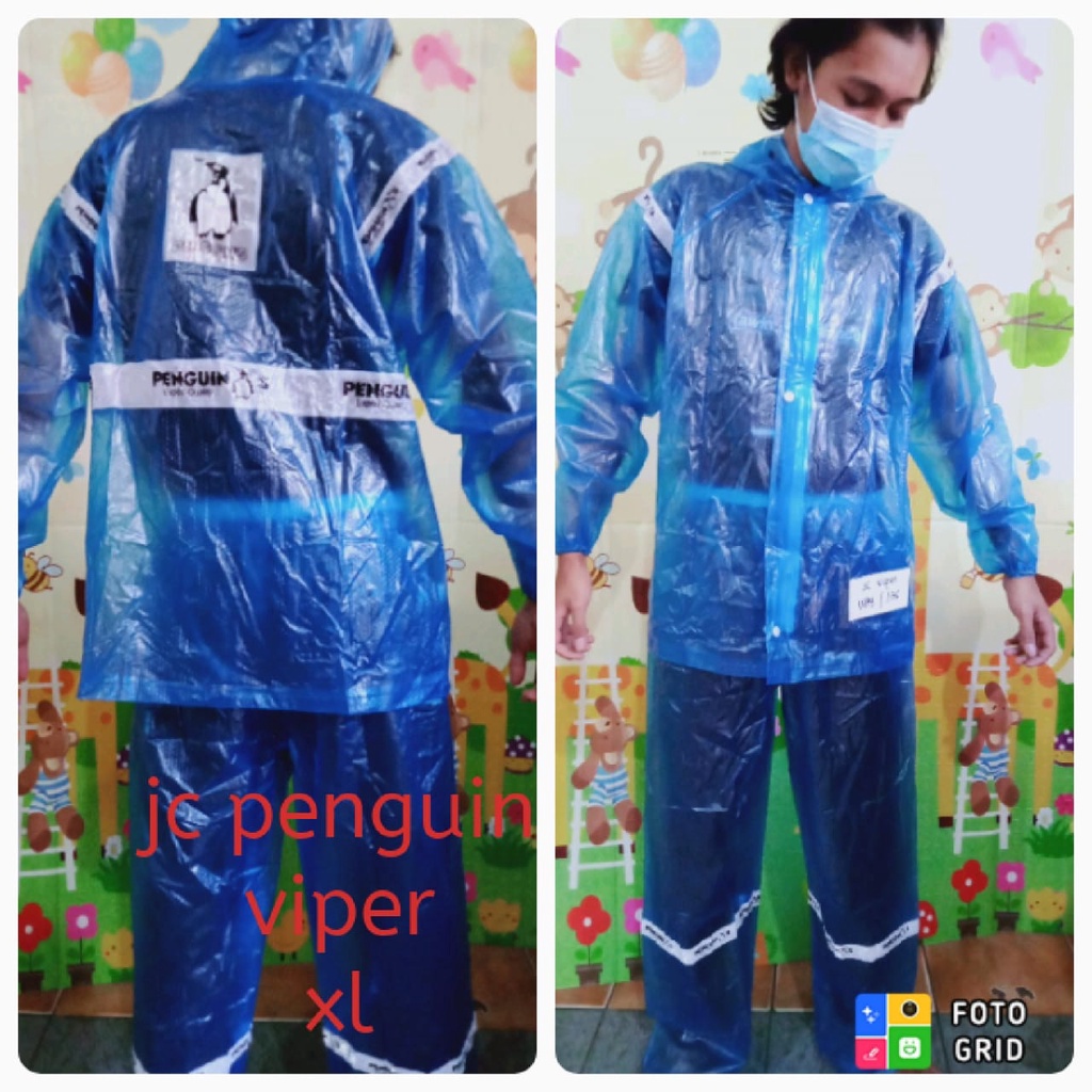 Jas hujan Penguins Viper XL