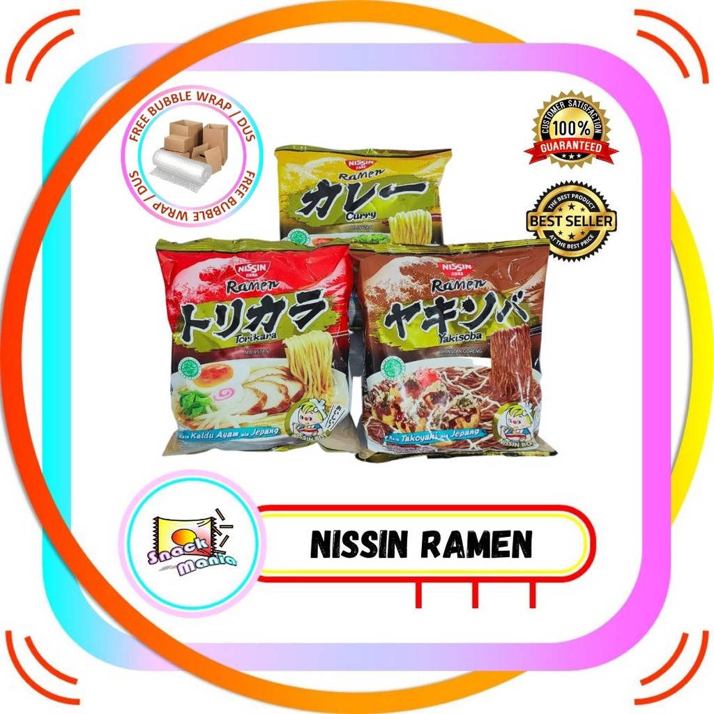 

Nissin Ramen Mie Instan ala Jepang Curry Torikara Yakisoba ~ 100 gr