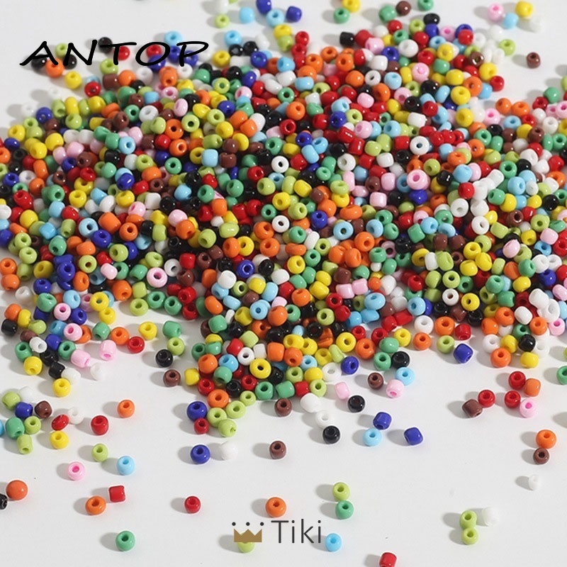 Mute Pasir / Glass Beads / Mute / Manik Manik Kecil / Bahan Aksesoris / kerajinan Tangan | ANTOP