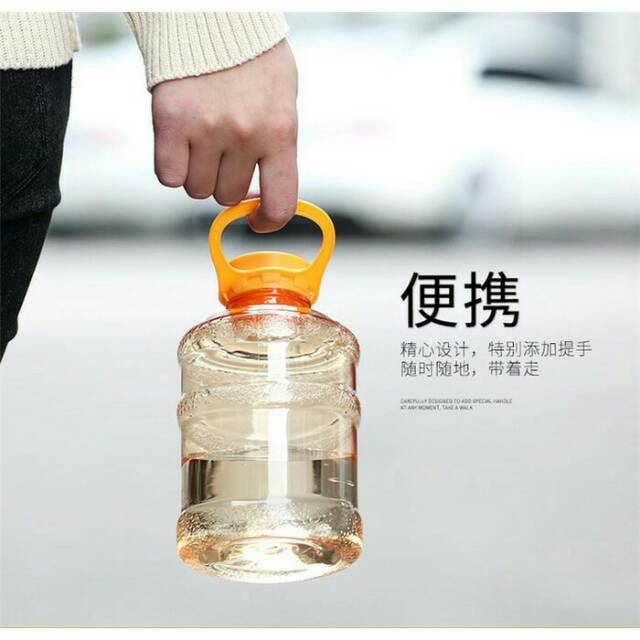 Botol Minum Bentuk Mini Botol Galon Kecil Unik Water Memo bottle 650ml