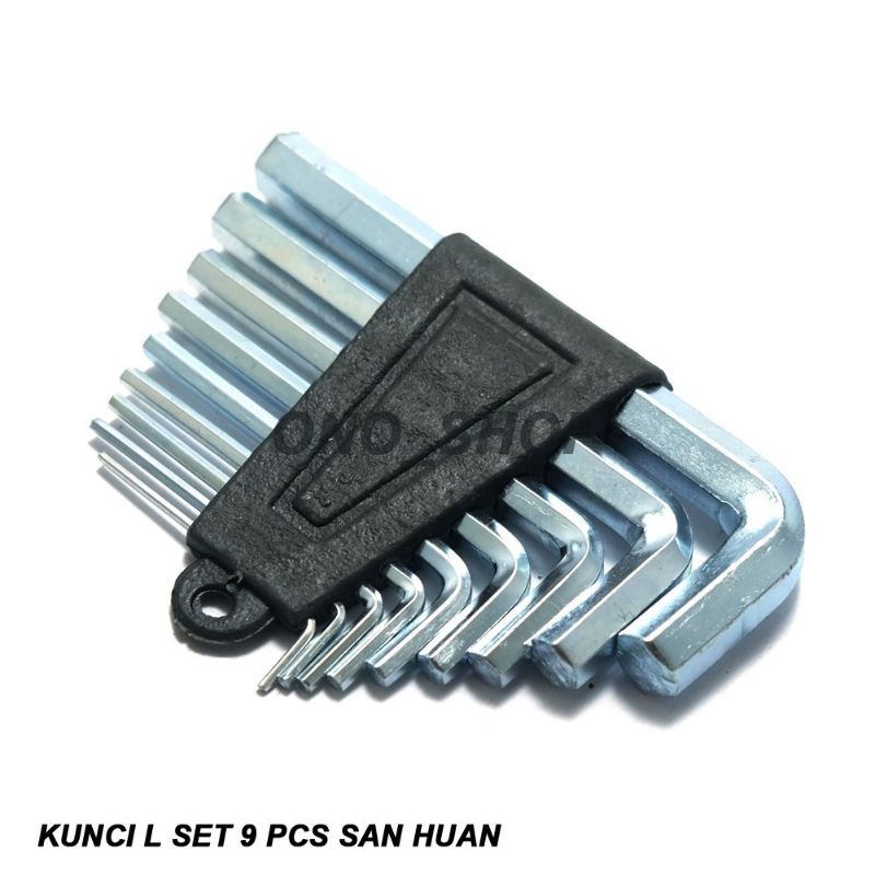 Kunci set L 9 pcs Murah Meriah SAN HUAN