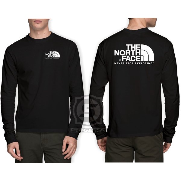 DI JUAL KAOS BAJU LENGAN PANJANG - LONGSLEEVE TNF THE NORTH FACE 01