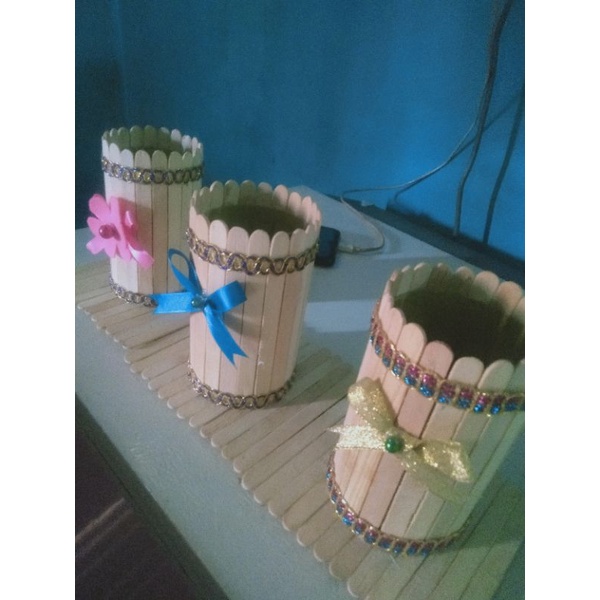

Promo prakarya tempat pensil dan pulpen dari stik es krim
