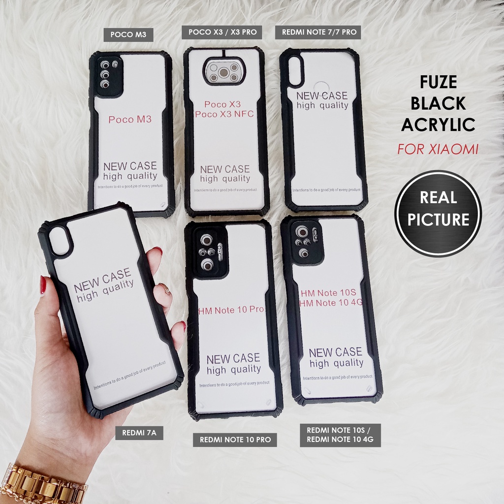 CASE HP REDMI 7 7A 8 8A PRO 9 9A 9C 9T 9 PRIME 9 POWER REDMI 10 2021 K40 K40 PRO K40 PRO PLUS HARDCASE BLADE ACRYLIC