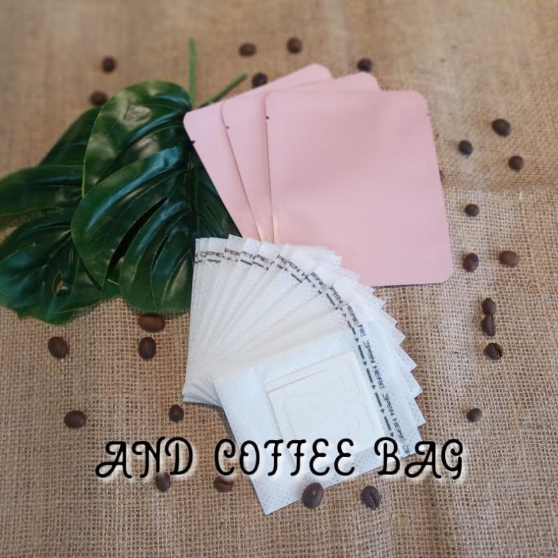 

PAKET KEMASAN SACHET PINK ALU FOIL 10x12.5 DAN DRIP BAG