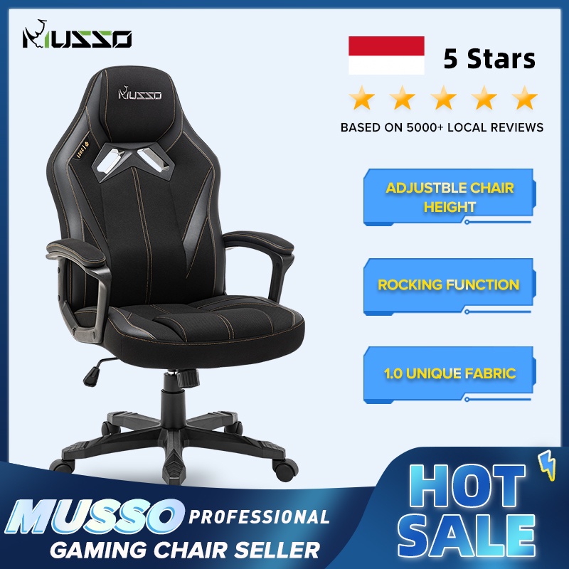 Jual Musso Pioneer Series Kursi Gaming Pu Kulit Kursi Kantor Ergonomis