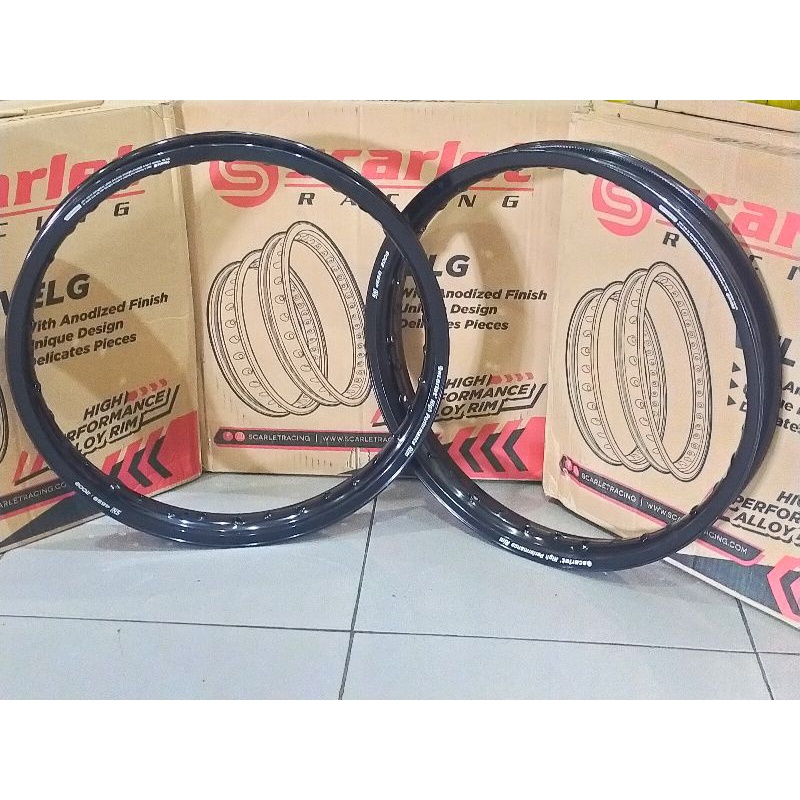 VELG SET SCARLET 140 + 160  RING 17 HOLE 36 TYPE WR