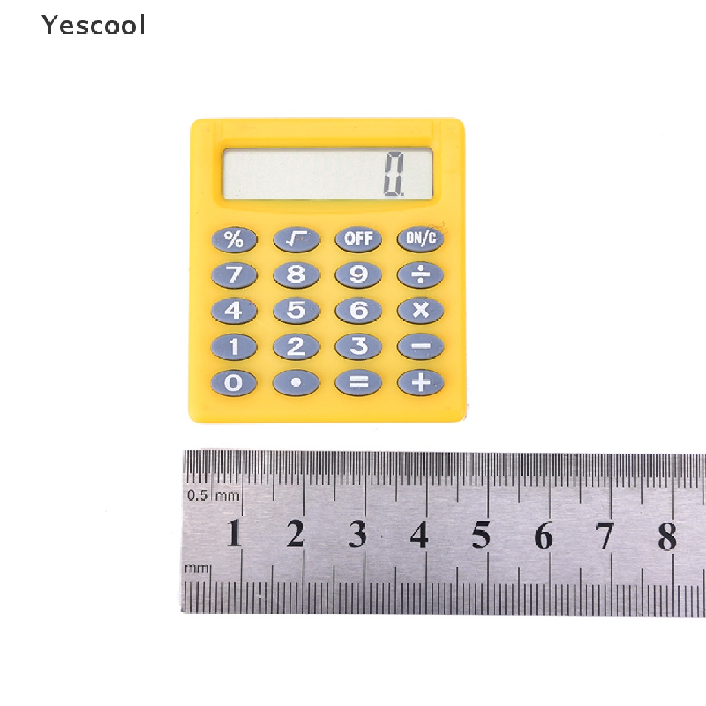 Yescool Kalkulator Mini Elektronik Warna Permen Untuk Pelajar / Kantor